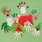 Colorbok Christmas PDQ Holiday Kids Hand Print Card Kit